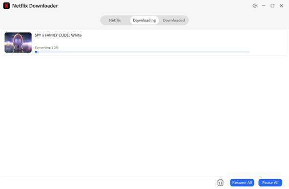 netflix downloader step1