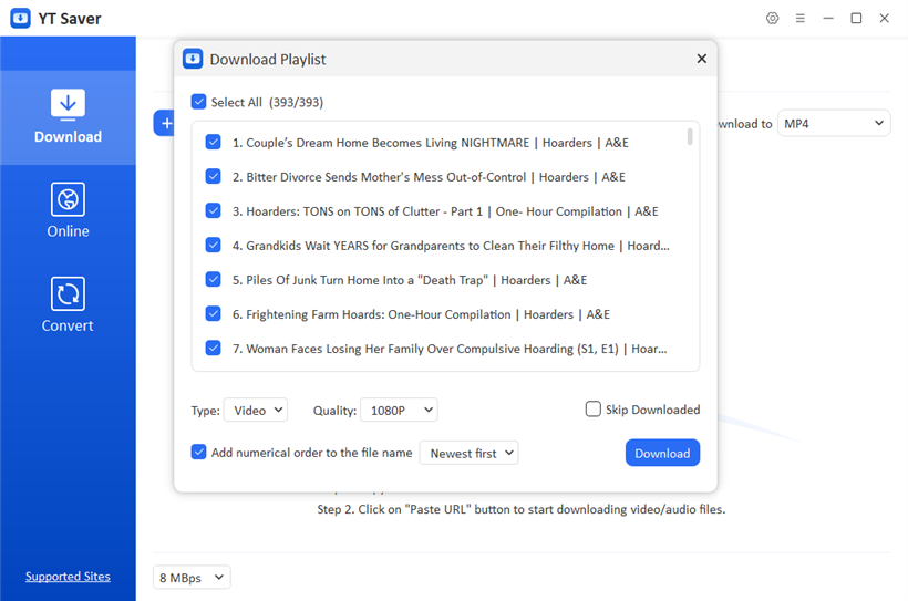 YT Saver 7.0.2 download the new for windows