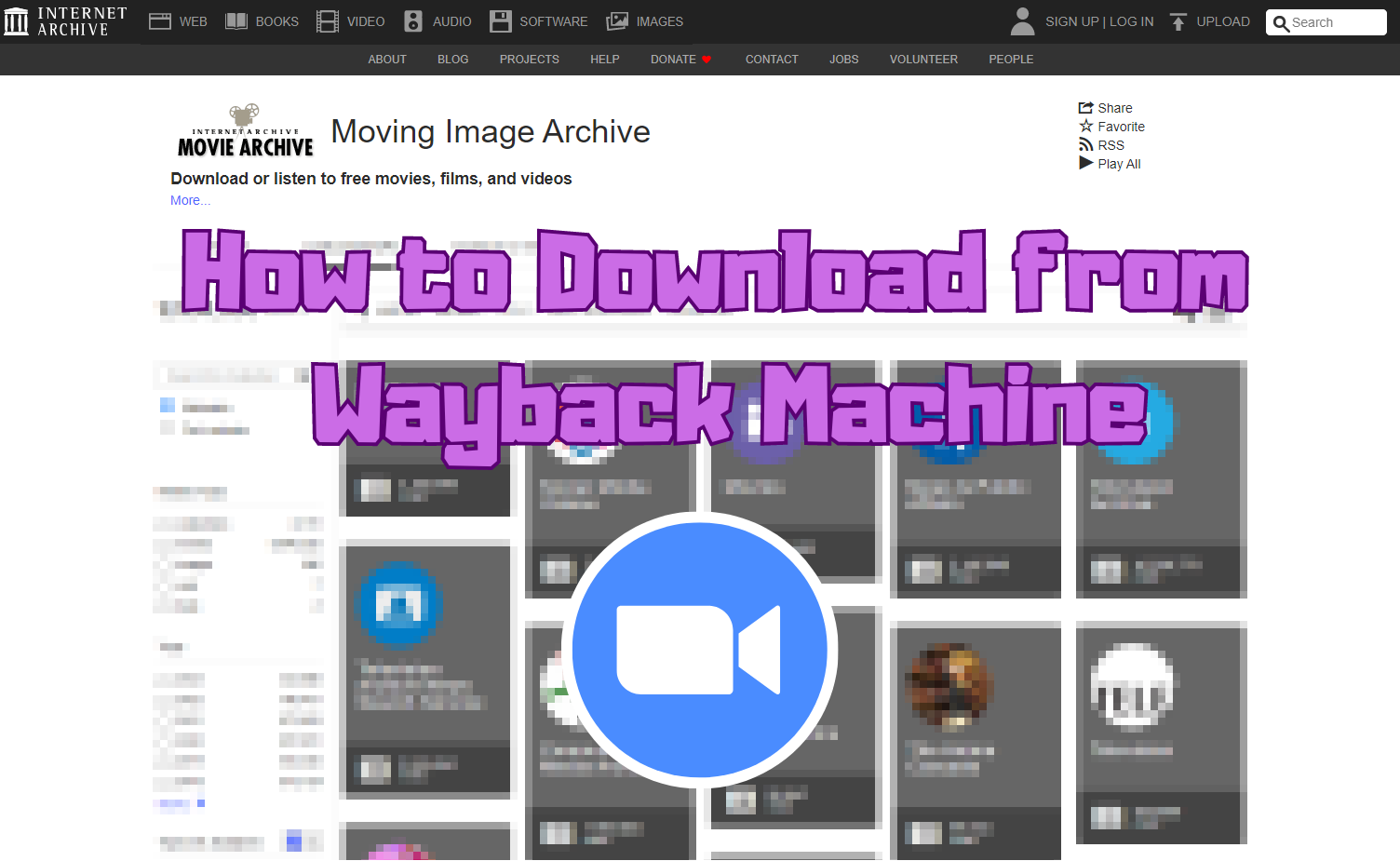 How To Download From Wayback Machine 