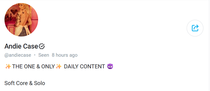 Andie Case Onlyfans Profile