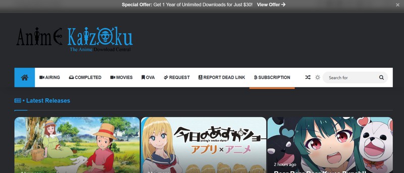 AnimeKaizoku アニメ ダウンロード サイト