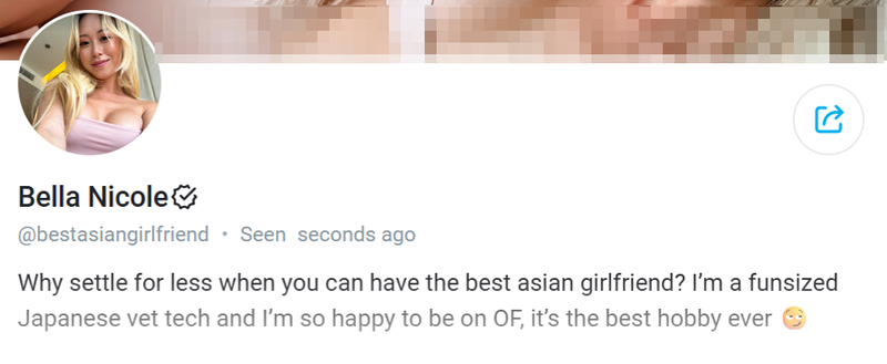 Engaging Asian Onlyfans Creator Bella Nicole