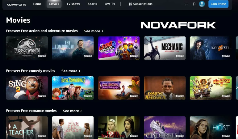 Alternativa a Bflix Novafork