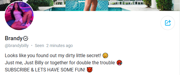 Brandy Engle Onlyfans Solo and Couple Creator