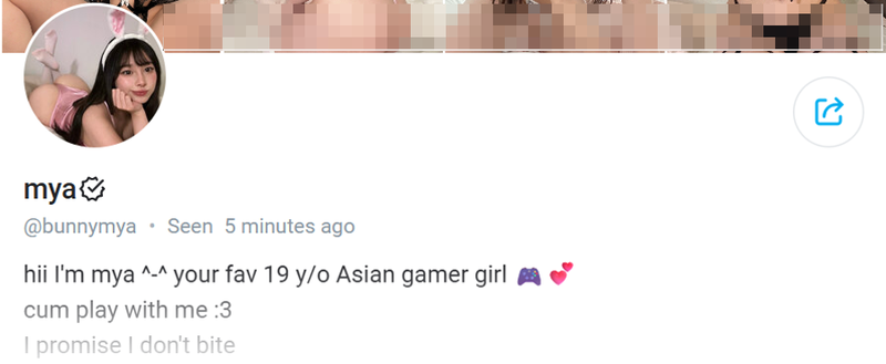 Playful Asian Gamer Onlyfans Creator Mya