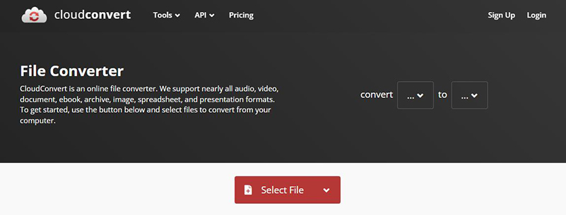 CloudConvert 変換 サイト
