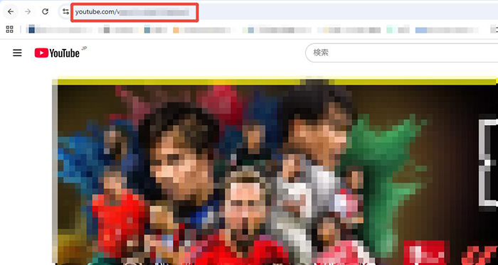 youtube動画のURLをコピー