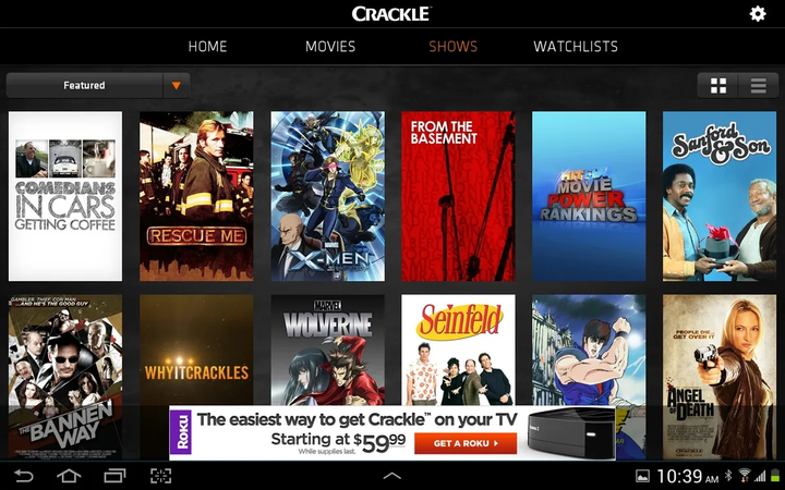 Flixtor Alternatives Crackle