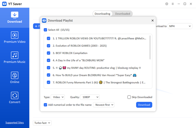 Detectar Playlist Completa Automáticamente