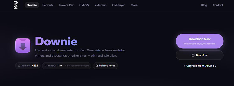 Downie for Mac mac youtube ダウンロード
