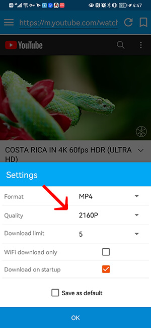 download 4k video songs android