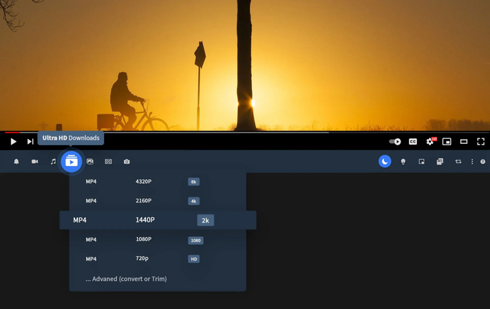 Scaricare video tramite Addoncrop