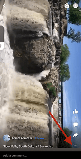 copy facebook reel URL