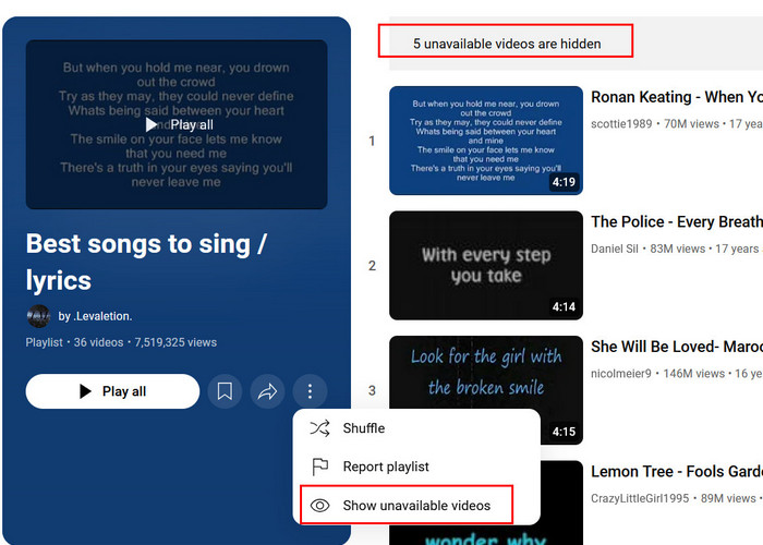 Find Deleted Youtube Videos Link Youtube Playlist