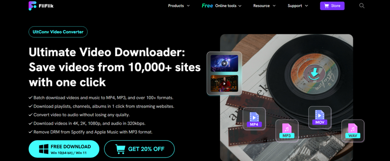 Fliflik Ultconv Video Downloader