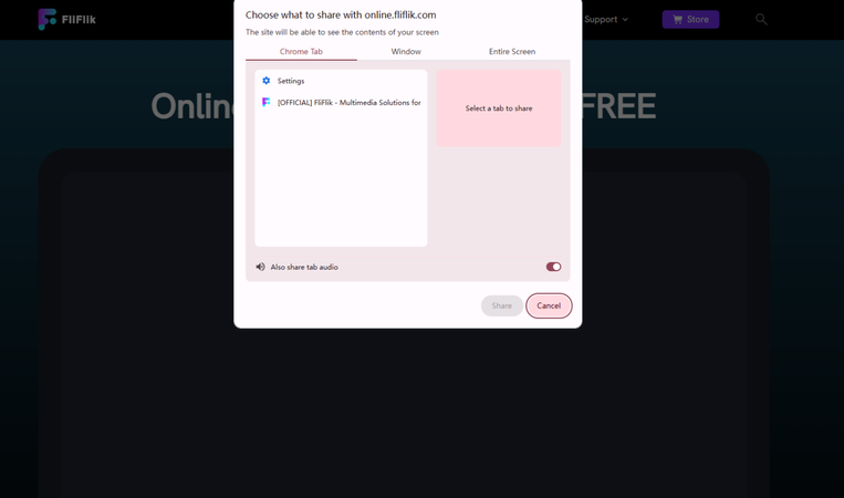 Fliklik Screen Recorder Setup