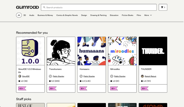 Kemono Party Alternatives Gumroad