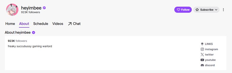 Heyimbee Twitch Streamer Onlyfans