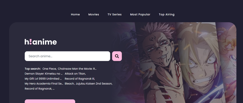 Free Anim Website Hianime