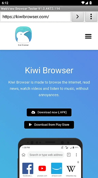 install kiwi browser