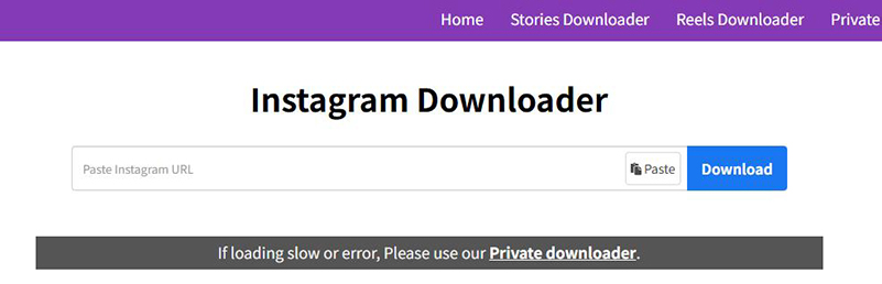 InstaSave 保存サイト
