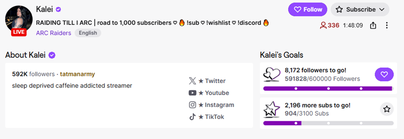 Kalei Renay Twitch Streamer Onlyfans