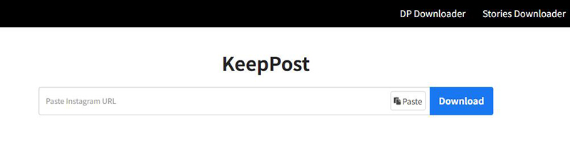 KeepPost インスタ動画保存サイト