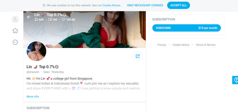 indian onlyfans model lin