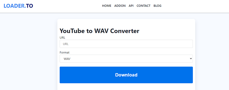 youtube to wav loader