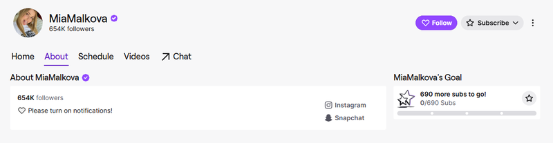 Mia Malkova Twitch Streamer Onlyfans