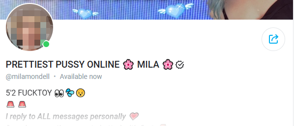 Mila Mondell Onlyfans Profile