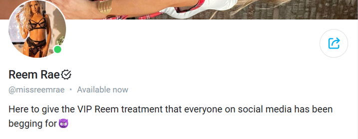 Missreems Onlyfans Profile