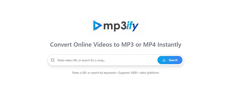 MP3ify mp3 変換 サイト