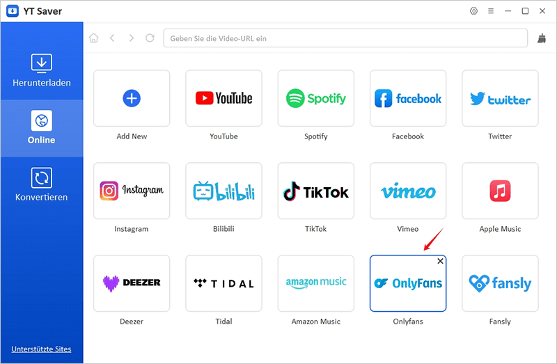 Integrierter Browser onlyfans