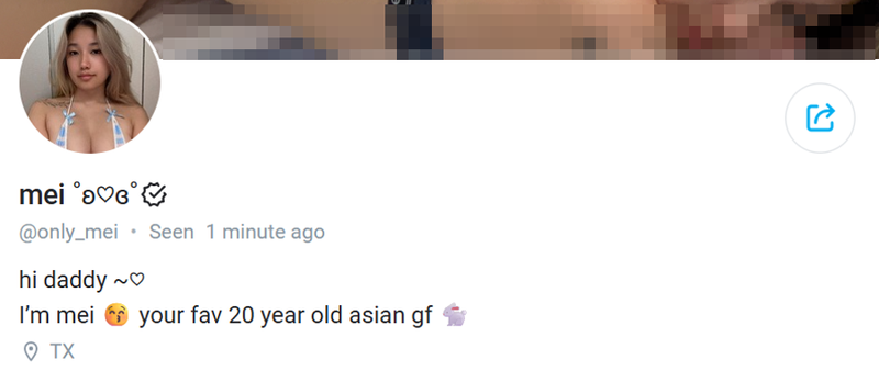 playful asian onlyfans girl mei