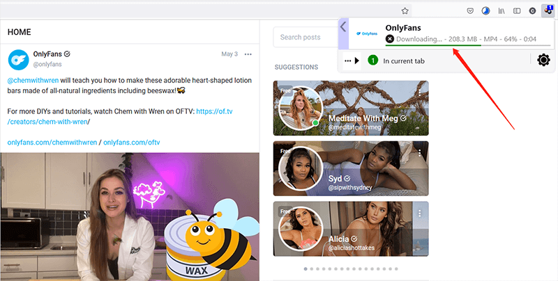 how to download videos from onlyfans firefox