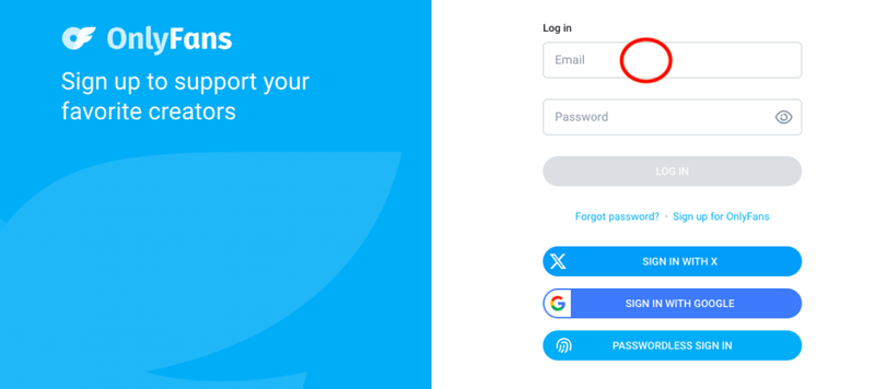 Onlyfans Login Email