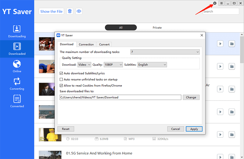 YT Saver 7.2.0 download the new