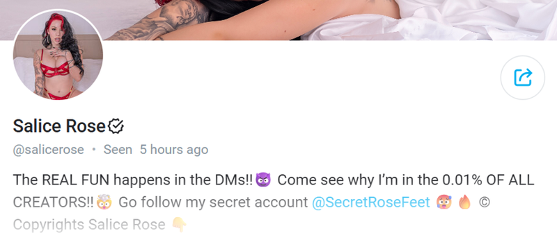 Hottest Latina Onlyfans Salice Rose