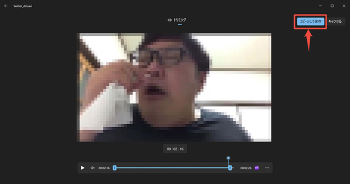 フォト avi mp4 変換