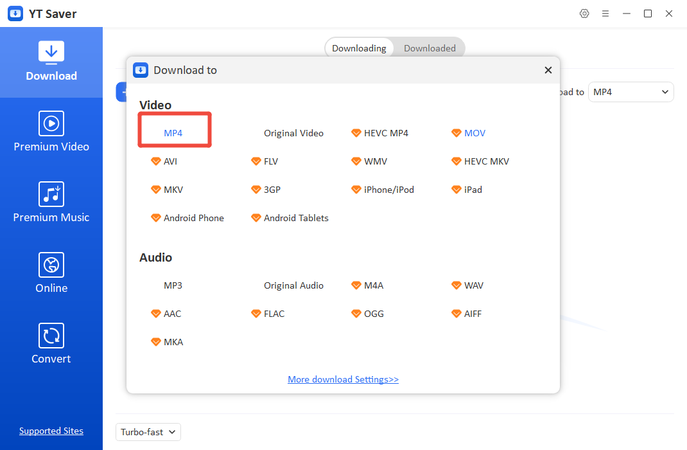 Configurar Formato y Resolución de la Playlist