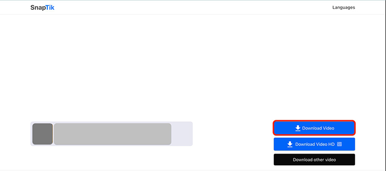 SnapTik tiktok 動画 保存