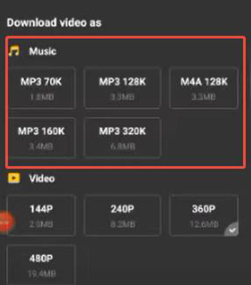 Snaptube youtube ダウンロード 音声 のみ