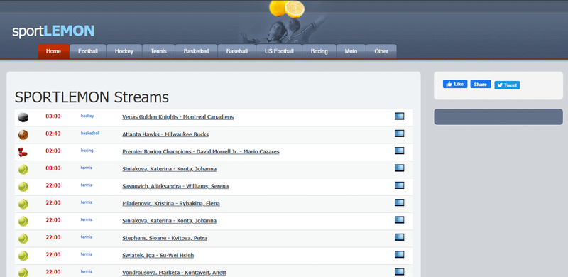 Buffstream Alternatives Sportlemon Live Sports