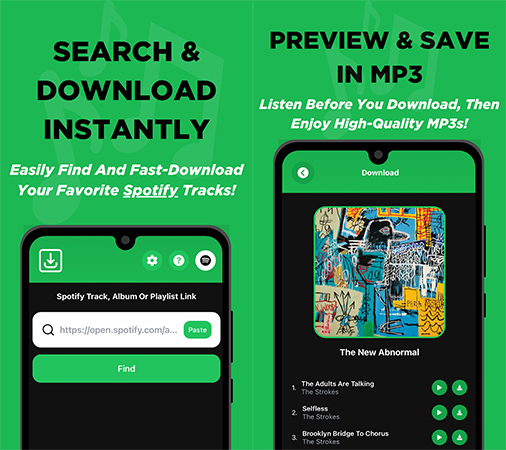 SpotDown spotify mp3 ダウンロード