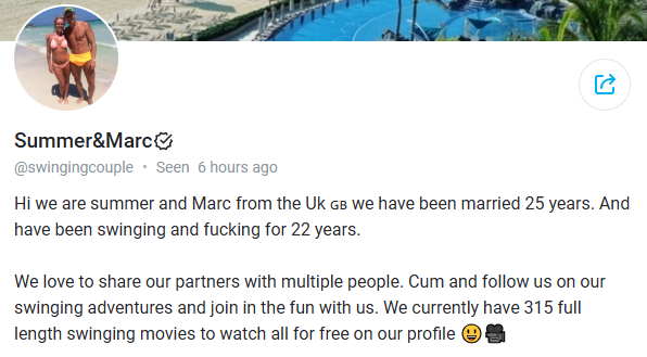 Swinging Onlyfans Couple Summer and Marc