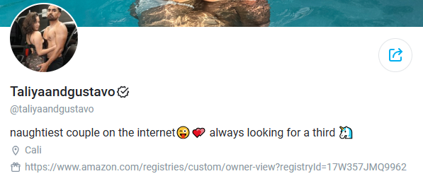 Naughtiest Onlyfans Couple Taliya and Gustavo