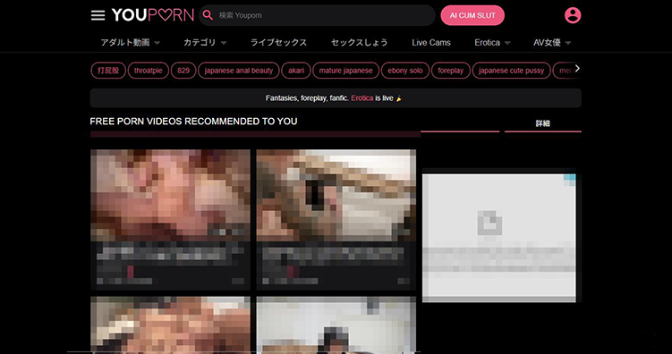 海外 アダルト サイト YouPorn