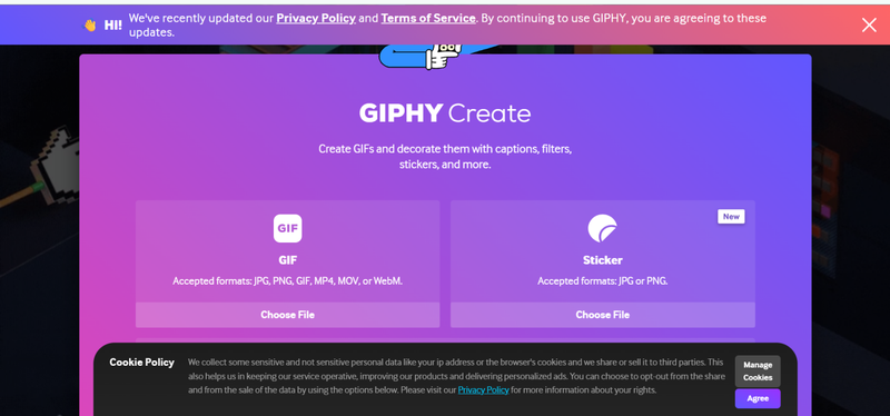 Creador de GIF desde YouTube GIPHY