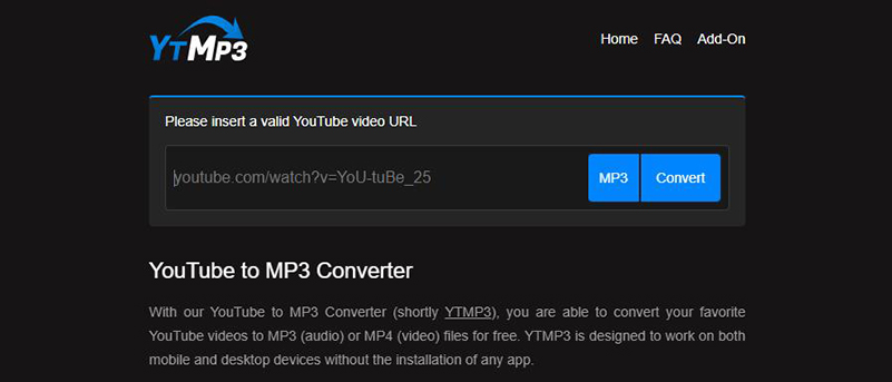 YTMP3 youtube ダウンロード 音声 のみ
